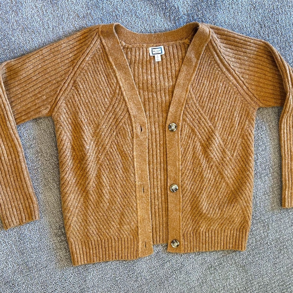 Mo:Vint Button Up Sweater